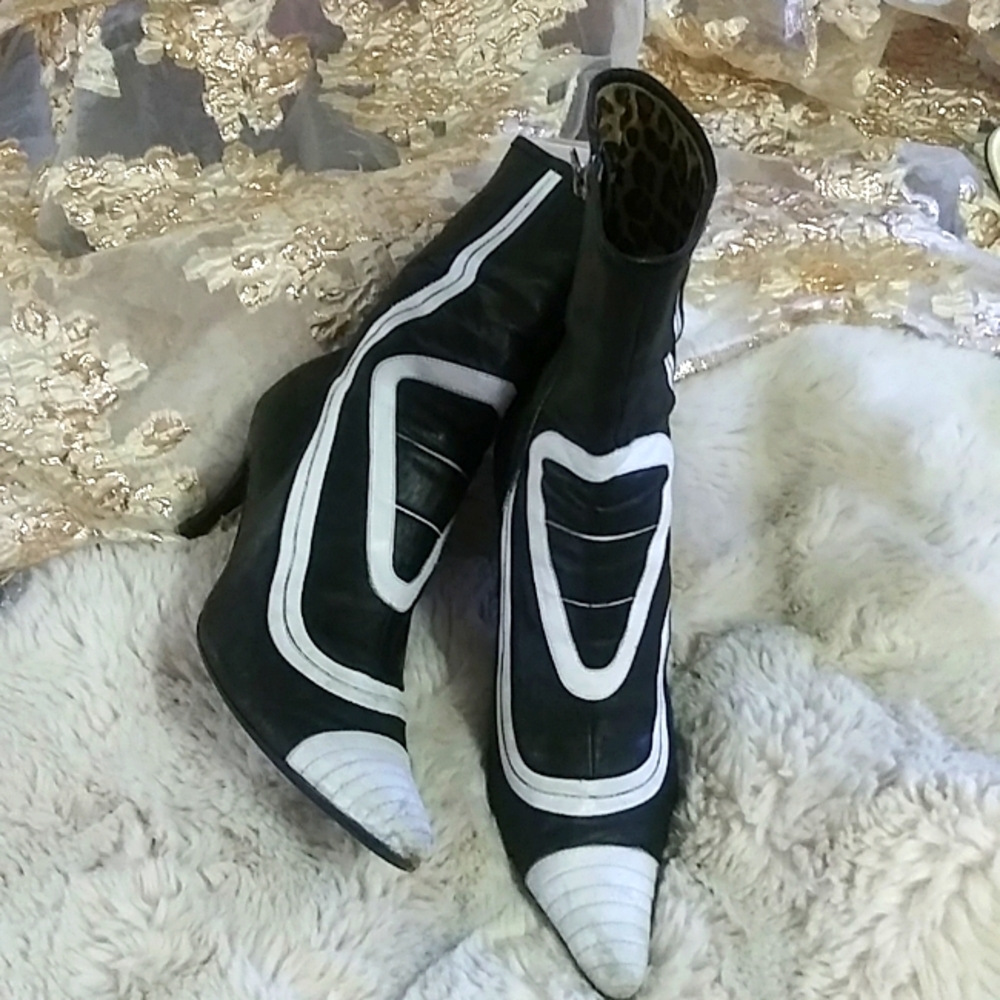 Dolce & Gabbana Vintage Lamb leather Ankle Boots